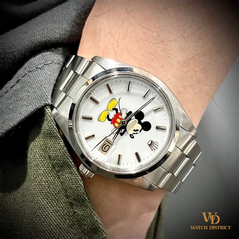 rolex with mickey mouse|rolex oyster precision mickey mouse.